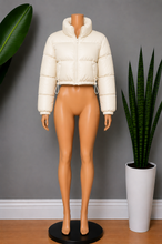 Load image into Gallery viewer, Puff Crop Jacket - Off White
