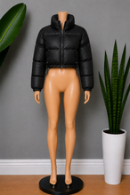 Load image into Gallery viewer, Puff Crop Jacket - Black
