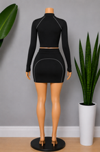 Load image into Gallery viewer, Sporty Skirt Set - Black or Gray
