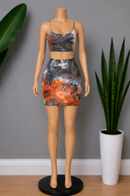 Load image into Gallery viewer, Flames Skirt Set

