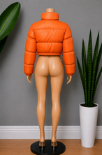 Load image into Gallery viewer, Puff Crop Jacket - Orange
