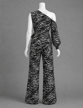 Load image into Gallery viewer, Zebra One Sleeve Playsuit
