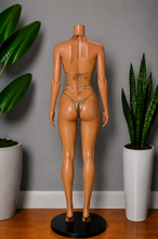 Load image into Gallery viewer, Snake Skin Two Piece Bikini Set - Bronze
