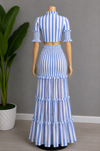 Load image into Gallery viewer, Wifey for Life Skirt Set - Blue Skies

