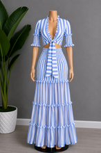 Load image into Gallery viewer, Wifey for Life Skirt Set - Blue Skies
