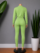 Load image into Gallery viewer, Green Pea Jogger Set
