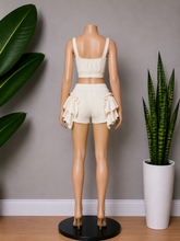 Load image into Gallery viewer, Shimmy Short Set - Cream

