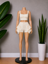 Load image into Gallery viewer, Shimmy Short Set - Cream
