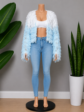 Load image into Gallery viewer, All the Frills Cardigan - Baby Blue
