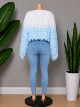 Load image into Gallery viewer, All the Frills Cardigan - Baby Blue
