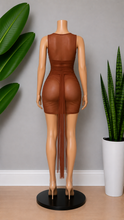 Load image into Gallery viewer, Tulum Dress - Cognac Brown
