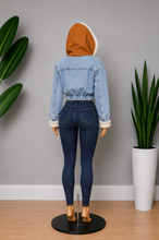 Load image into Gallery viewer, Denim Shearling Jacket
