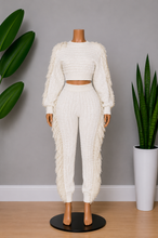 Load image into Gallery viewer, Cable Knit Pant Set - Ivory
