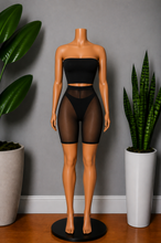 Load image into Gallery viewer, Mesh Bike Shorts - Black
