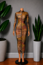 Load image into Gallery viewer, Leopard Print Maxi Dress
