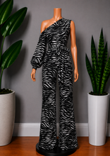 Load image into Gallery viewer, Zebra One Sleeve Playsuit

