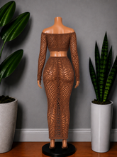 Load image into Gallery viewer, Island Gyal Skirt Set - Brown
