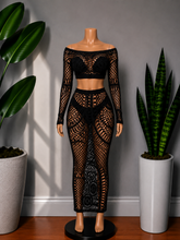 Load image into Gallery viewer, Island Gyal Skirt Set - Black
