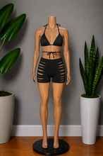 Load image into Gallery viewer, Lola Bikini Short Set - Black
