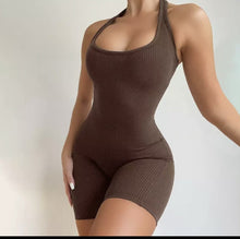 Load image into Gallery viewer, Ribbed Bodycon Playsuit - 4 Colors Available
