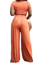 Load image into Gallery viewer, Palazzo Pant Set - Orange
