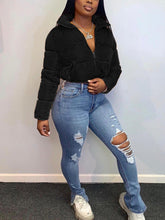 Load image into Gallery viewer, Puff Crop Jacket - Black
