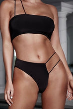 Load image into Gallery viewer, Asymmetric Cut-out Bikini Set - Black
