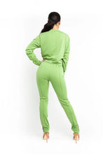 Load image into Gallery viewer, Green Pea Jogger Set
