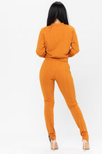 Load image into Gallery viewer, Papaya Orange Jogger Set (Plus Sizes Only)
