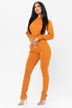 Load image into Gallery viewer, Papaya Orange Jogger Set (Plus Sizes Only)
