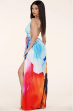 Load image into Gallery viewer, Watercolor Maxi Dress
