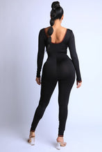 Load image into Gallery viewer, Orange Stitch Detailed Jumpsuit
