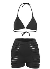 Load image into Gallery viewer, Lola Bikini Short Set - Black
