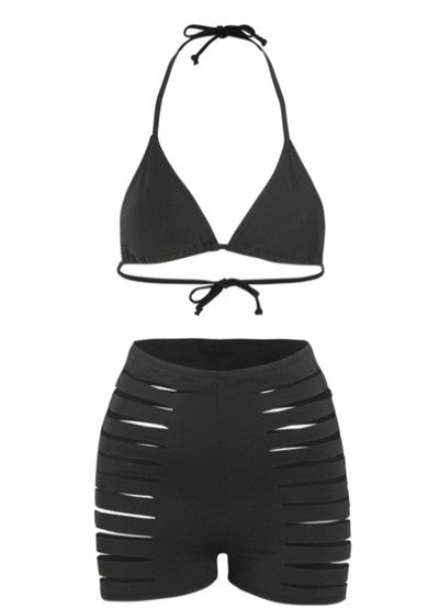 Lola Bikini Short Set - Black